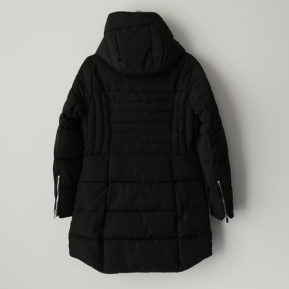 NWT Suzy Shier Black Long Winter Coat - Picture 2 of 6